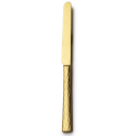 Cuchillo de mesa oro satinado Kyoshi Vintage. 23.5 cm. (12 uds)