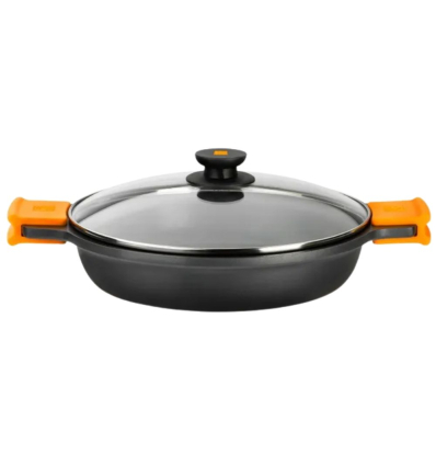 Cacerola BRA Efficient con tapa cristal | 24 cm | A270524