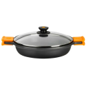 Cacerola BRA Efficient con tapa cristal | 24 cm | A270524