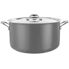 Cazuela Alta con Tapa Cool Line 28 cm | 9.5L | Gris | Pujadas P490628G