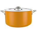 Cazuela Alta con Tapa Cool Line 28 cm | 9.5L | Amarillo | Pujadas P490628A