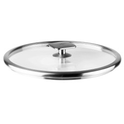 Tapa de Cristal Combi con Válvula 24 cm | Lacor 56924