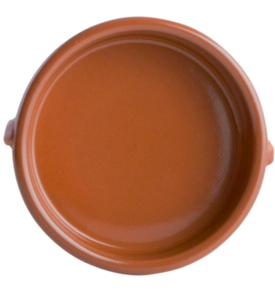 Cazuela de Barro 40 cm | Redonda | 3 uds | Marrón | 7599040