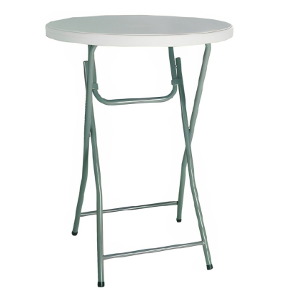 Mesa Alta Plegable Cocktail Volga 80 | Ø80 cm | H110 cm