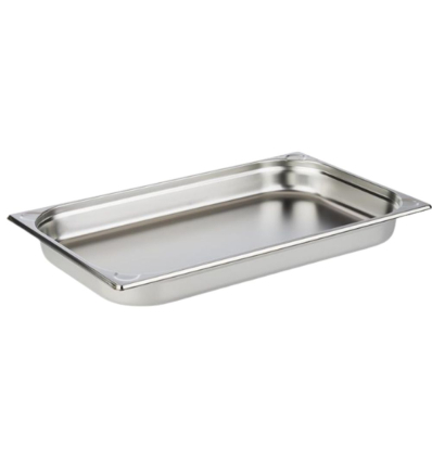 Cubeta GN 1/1 Acero Inox | Profundidad 5,5 cm | 7,2 L | Lacor 66155Z