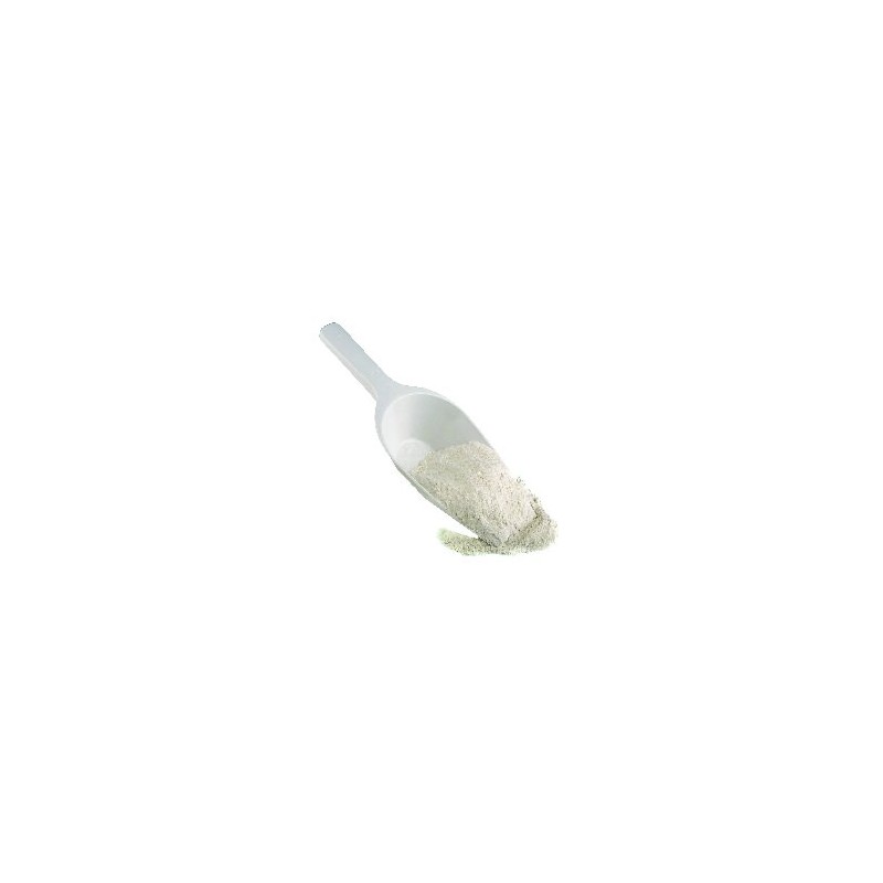 APS 611 White polypropylene shovel 31x12x5.5 cm. 50 cl.
