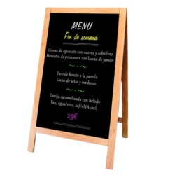 Pizarra Menú Doble XL | Lacor 39164 | Hostelería  | Alium Pro