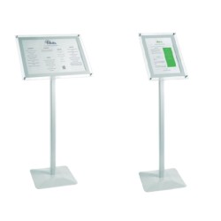 Soporte Porta Menú Aluminio | A3 y A4 Compatibles | Lacor 39402 