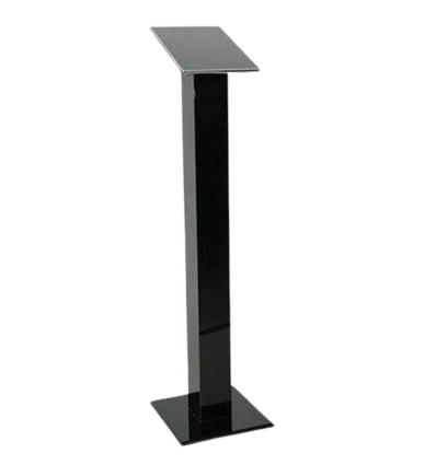 Atril Cuadrado Negro | Metacrilato 6 mm
