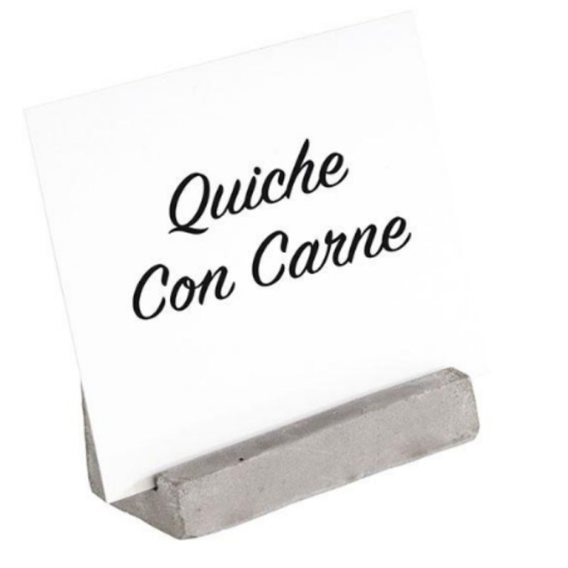 Porta Tarjetas Hormigón | Set 2 + 30 Tarjetas | APS 71495 | Alium Pro