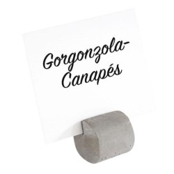 Porta Tarjetas Hormigón Gris | Set 4 + 30 Tarjetas | APS 71492