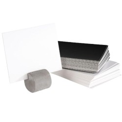 Porta Tarjetas Hormigón Gris | Set 4 + 30 Tarjetas | APS 71492