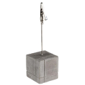 Porta Tarjetas Hormigón Gris Alto | Set 4 + 30 Tarjetas | APS 71494