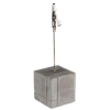 Porta Tarjetas Hormigón Gris Alto | Set 4 + 30 Tarjetas | APS 71494