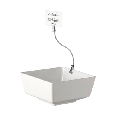 Porta Cartelitos Pinza Doble Flexible | APS 71470