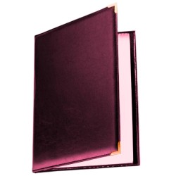 Porta Menú A4 Elegance Borgoña | PVC | Pujadas P20041 | Alium Pro
