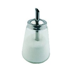 Azucarero de cristal con boquilla dispensadora de acero inoxidable 8,5x3,85 h 14,8 cm30cl. APS 766