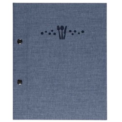 Porta Menú Sandro A5 | Teflex Azul | Atornillado | Lacor 28373