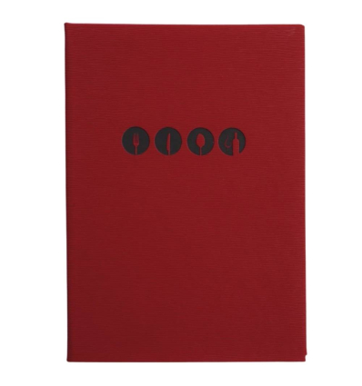 Porta Menú Millet A5 | Teflex Rojo | Fundas Fijas | Lacor 28133