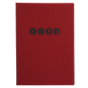 Porta Menú Millet A5 | Teflex Rojo | Fundas Fijas | Lacor 28133