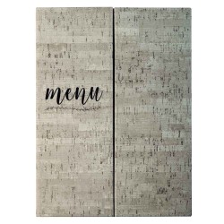 Porta Menú Goya A4 | Símil Piel | 3 Solapas Fijas | Lacor 28161
