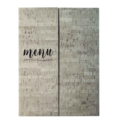Porta Menú Goya A4 | Símil Piel | 3 Solapas Fijas | Lacor 28161