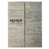 Porta Menú Goya A4 | Símil Piel | 3 Solapas Fijas | Lacor 28161
