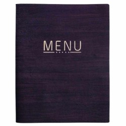 Porta Menú Nicolás A4 | Símil Piel | Atornillado Interior | Lacor