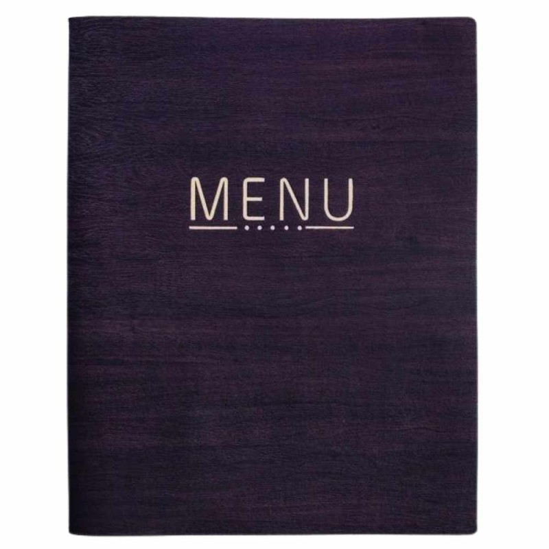 Porta Menú Nicolás A4 | Símil Piel | Atornillado Interior | Lacor