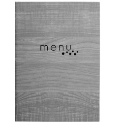 Porta Menú Cassatt A4 | Teflex Veteado | Fundas Fijas | Lacor 28061