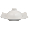 Plato Rectangular Atlantic 28x21 cm | Porcelana Blanca | Rosenhaus
