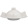 Plato Rectangular Atlantic 28x21 cm | Porcelana Blanca | Rosenhaus