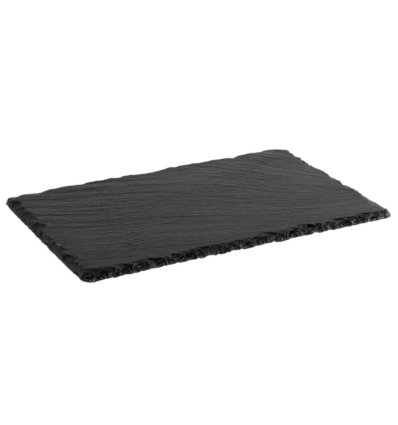 Bandeja pizarra natural rectangular gastronorm GN 1/3. Dimensiones: 32,5 x 17,6 (7mm). APS 992 (1 unidad)