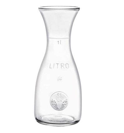Botella de Agua MISURA 1 L | Vidrio Vintage | Bormioli