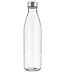 Botella Cristal Aquazu 1 L | Tapón Acero Inox | Hostelería | Alium Pro