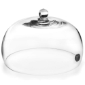 Campana de cristal para para ahumador. Medidas: Ø22X15 CM.