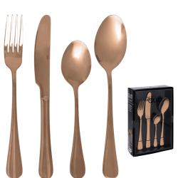 Cubiertos Celebrart cobre 24 piezas inox para hostelería elegante