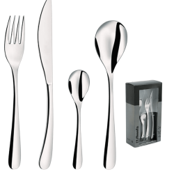 Cubiertos Nymphea 24 piezas inox brillo | Especial hostelería