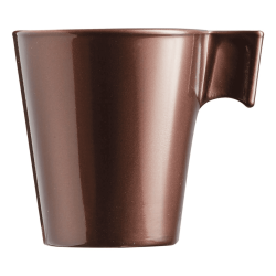Tazas de Vidrio Moka Marrones FLASHY 8cl (24 Uds) | Luminarc