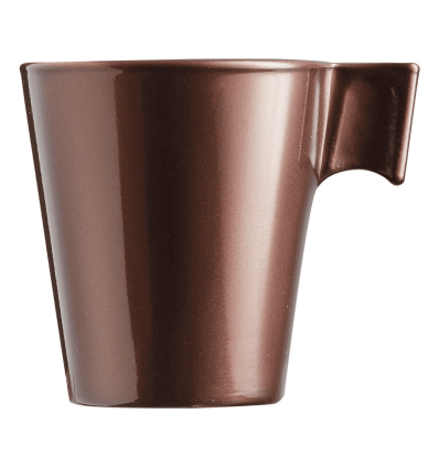 Tazas de vidrio moka marrones FLASHY 8 cl (24 uds) | Luminarc 5425787
