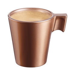 Tazas de Vidrio Moka Cobre FLASHY 8cl (24 Uds) | Luminarc