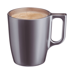 Tazas de Vidrio Mug Plateadas FLASHY 25cl (6 Uds) | Luminarc