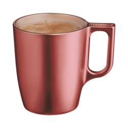 Tazas Mug de Vidrio FLASHY Rojas 25cl (6 Uds) | Luminarc