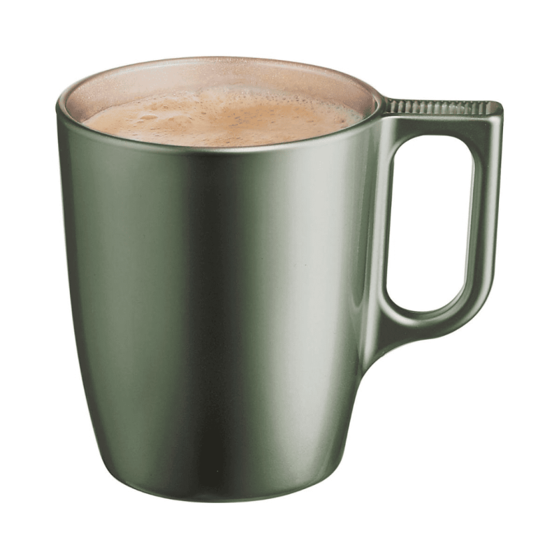Tazas Mug de Vidrio FLASHY Verdes 25cl (6 Uds) | Luminarc