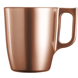 Tazas Mug de Vidrio FLASHY Cobre 25cl (6 Uds) | Luminarc