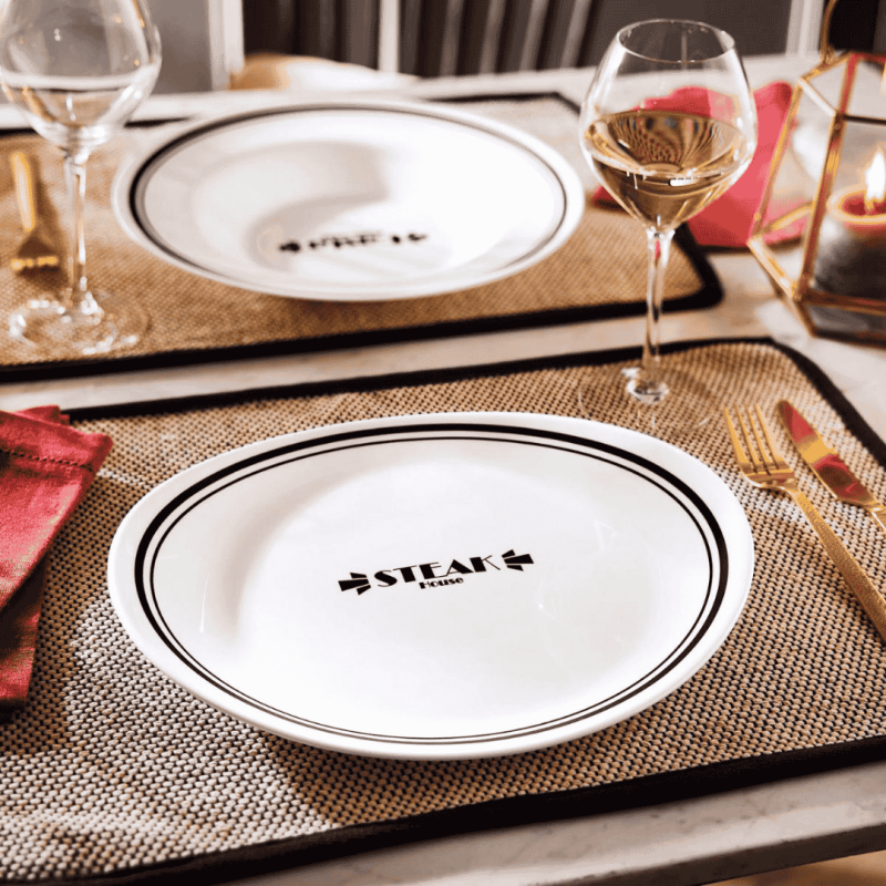Plato Llano para Steak FRIENDS TIME BISTR Ø30 cm | Luminarc