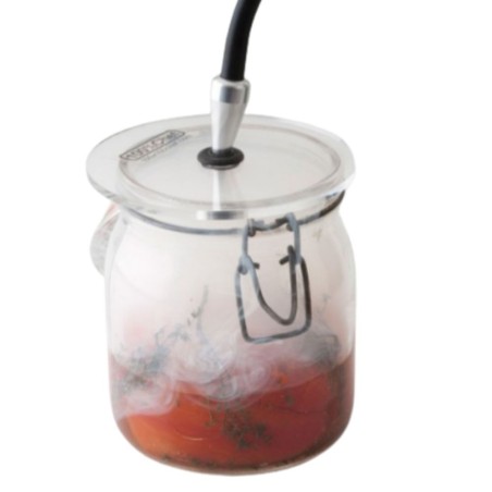 Tapa para Ahumar Vasos con Válvula | Compatible Aladín | Alium Pro