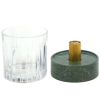 Ahumador de Vasos para Coctelería | Mármol y Latón