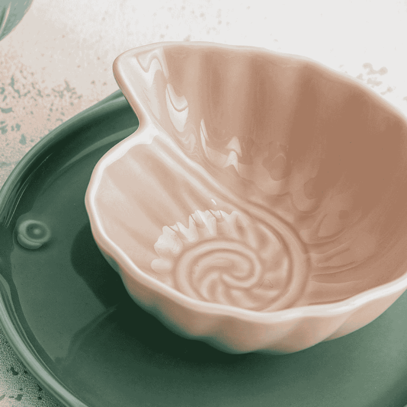 Boles de Caracolas de Mar 12.5x11.5x5 cm (6 uds) | AURA STELA |Bidasoa