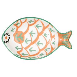 Boles con forma de pez 14x9x3 cm (4 uds) | KALEIDO | Quid